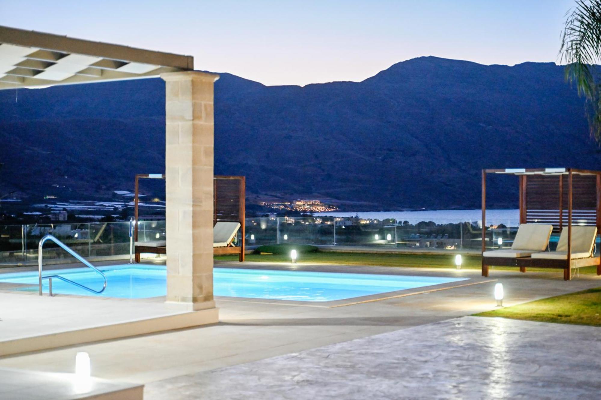 Larimar Luxury Sea View Villa Kíssamos Esterno foto