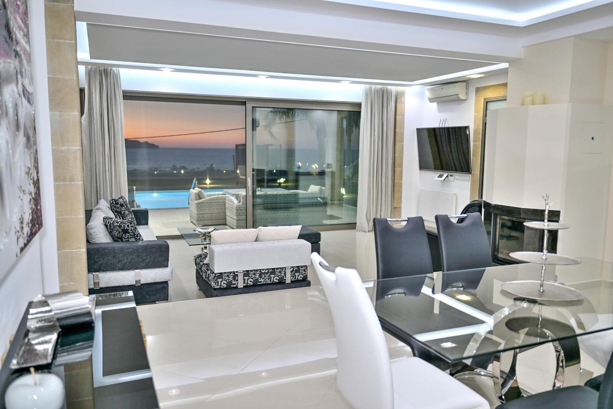 Larimar Luxury Sea View Villa Kíssamos Esterno foto
